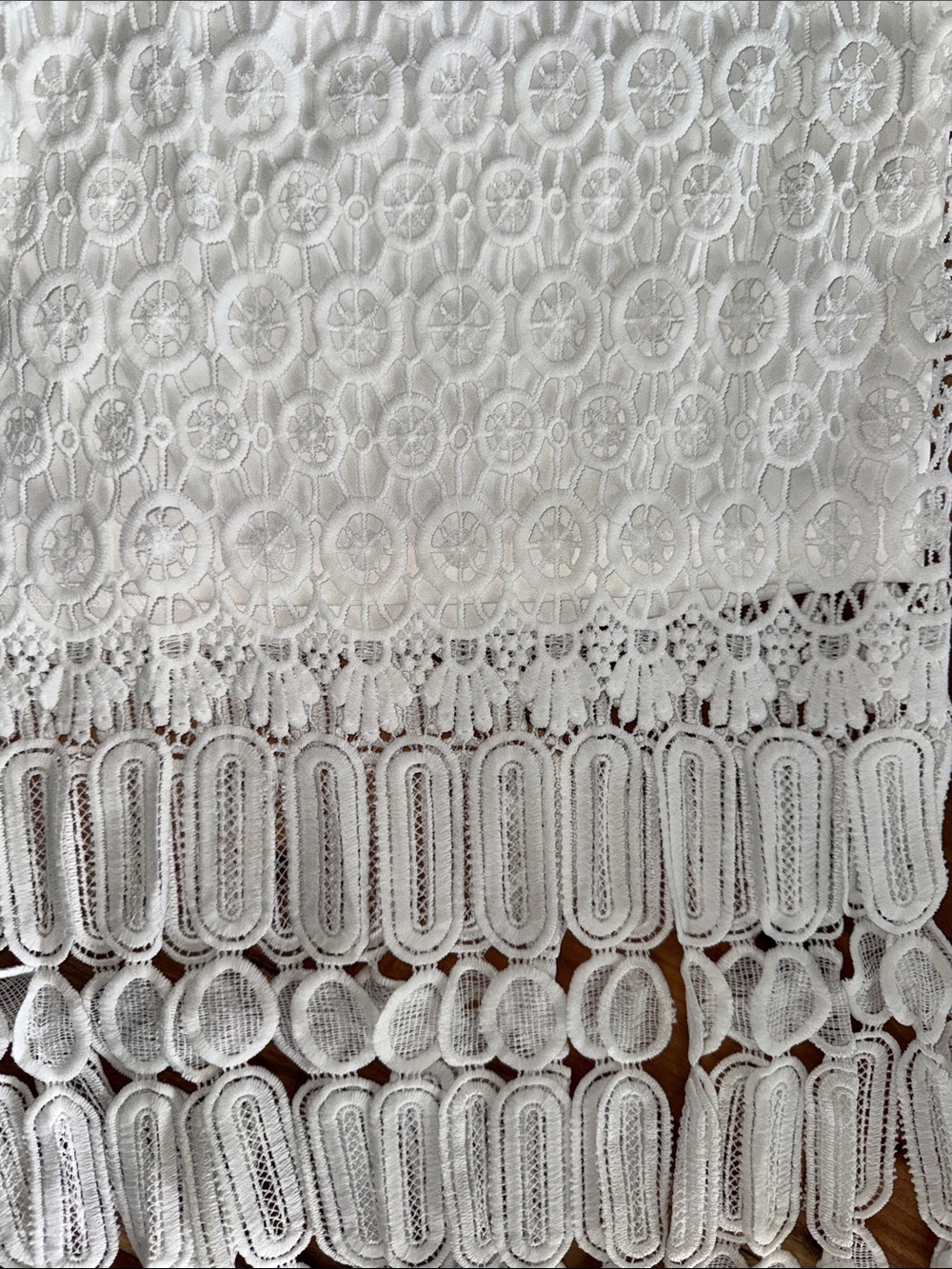 Skies are Blue women’s lace skirt, size small, off-white-NWT - Picture 2 of 3
